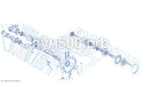 Редуктор насосов и сцепление ПУМ-500.01.05-1сб ПУМ-500
